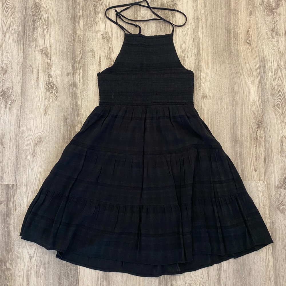 Black Halter Top American Eagle Dress
